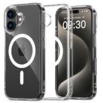 Skaidrus deklas Apple Iphone 16 Plus Tech-Protect FlexAir Hybrid Magsafe su apsauga kamerai ir Magsafe ziedu