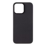 Juodas dėklas Tactical MagForce Aramid telefonui Apple iPhone 16 Pro Max su tekstūruoto paviršiaus raštu
