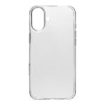 Skaidrus dėklas Tactical TPU telefonui Apple Iphone 16 Plus, matomas pilnai permatomas dėklo paviršius su išpjovomis kamerai ir mygtukams