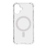Skaidrus dėklas Apple Iphone 16 Plus Tactical MagForce Plyo su apsauginiu kampu ir magnetine zona