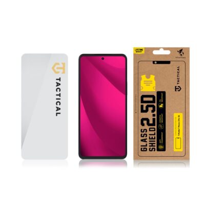 Skaidrus apsauginis stiklas telefonui T-Mobile T Phone 2 Pro 5G Tactical Glass Shield 2.5D su pakuote