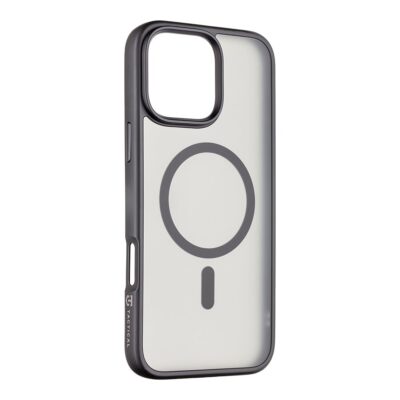 Juodas dėklas Apple Iphone 16 Pro Max Tactical MagForce Hyperstealth matomas iš šono