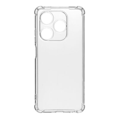 Skaidrus dėklas Tactical TPU Plyo telefonui Infinix Smart 8 su apsauga kampuose ir išpjovomis kameroms