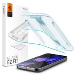 skaidrus apsauginis stikliukas google pixel 9 9 pro spigen glastr ez fit 2vnt su iklijavimo remeliu