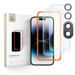 Ekrano ir kameros apsauginis stiklas Apple Iphone 16 Tech-Protect Supreme Set 3-Pack su apsauginėmis plėvelėmis ir kameros dangteliais