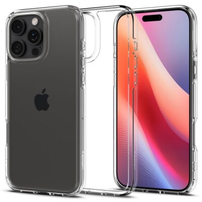 Skaidrus dėklas Apple Iphone 16 Pro Max Spigen Ultra Hybrid su matomu telefono dizainu