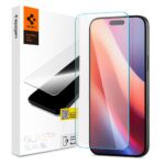 Skaidrus apsauginis stikliukas Apple Iphone 16 Spigen Glas.Tr Slim ant telefono ekrano