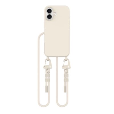 Latte dėklas Apple Iphone 16 Tech-Protect Magnecklace Magsafe su ilgu dirželiu