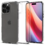 Skaidrus frost dėklas Apple Iphone 16 Pro Max Spigen Ultra Hybrid aplink telefoną
