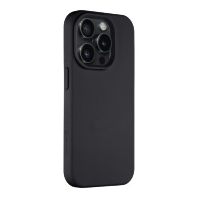 Asphalt dėklas Tactical MagForce Velvet Smoothie telefonui Apple iPhone 15 Pro juodos spalvos