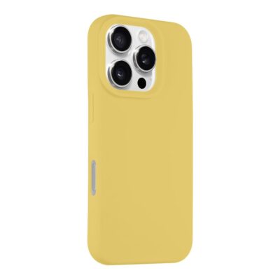 Banana dėklas Tactical Velvet Smoothie telefonui Apple iPhone 16 Pro geltonos spalvos
