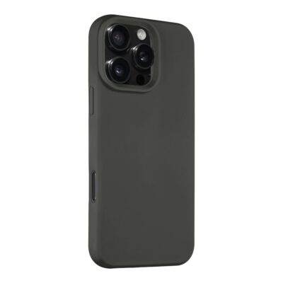 Juodas Bazooka dėklas Tactical Velvet Smoothie telefonui Apple iPhone 16 Pro Max su matinio paviršiaus apdaila