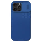Mėlynas dėklas Nillkin CamShield PRO Magnetic telefonui Apple iPhone 16 Pro Max su kameros apsauga