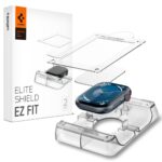 apsauginis stiklas apple watch 10 46mm spigen elite shield ez fit 2-pack aiškus skaidrus apsauginis ekranas su laikikliu