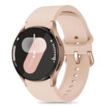 Caffe Latte spalvos silikoninė apyrankė Samsung Galaxy Watch 4 5 5 PRO 6 7 FE laikrodžiui