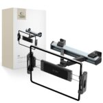 Juodas planšetinio kompiuterio laikiklis TECH-PROTECT V3 HEADREST CAR MOUNT su metaline dalimi ir laikikliu