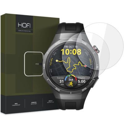 Apsauginis ekrano stikliukas Huawei Watch GT 5 Pro 46mm su pakuote ir du stikliukai