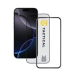 Apsauginis ekrano stikliukas Apple iPhone 16 Pro Max Tactical Glass Impact Armour permatomas su juodu rėmeliu