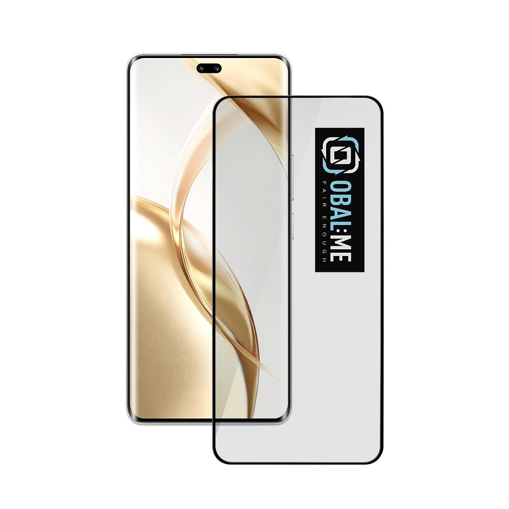 Juodas apsauginis ekrano stikliukas Honor 200 Pro OBALME Juodas apsauginis ekrano stikliukas Honor 200 Pro OBALME 5D Glass Screen Protector prie mobiliojo telefono