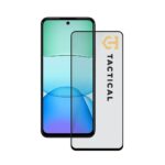 Juodas apsauginis ekrano stikliukas Xiaomi Redmi 13 4G Tactical Glass Shield 5D su juodu rėmeliu