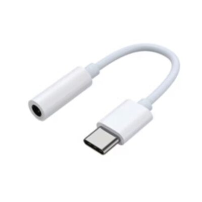 Baltas Samsung Adapteris GP-TGU023AE USB-C prie 3,5 mm lizdo adapteris su trumpu laidu