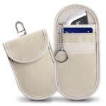 Saugus Caffe Latte dėklas TECH-PROTECT KLR100 blokuojantis RFID signalą šviesios smėlio spalvos