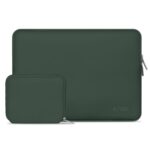 Tamsiai žalias dėklas Laptop 13-14 TECH-PROTECT NEOSLIM su užtrauktukais