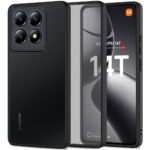 Juodas matinis dėklas Xiaomi 14T Tech-Protect Magmat aplink išmanųjį telefoną