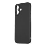 Juodas dėklas Apple iPhone 16 OBALME Matte TPU su matinio paviršiaus tekstūra