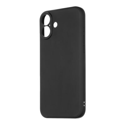 Juodas dėklas Apple iPhone 16 Plus OBALME Matte TPU su matiniu paviršiumi