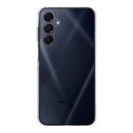Skaidrus dėklas Tactical TPU telefonui Samsung Galaxy A16 5G su matoma trijų kamerų moduliu ir pilka telefono nugara