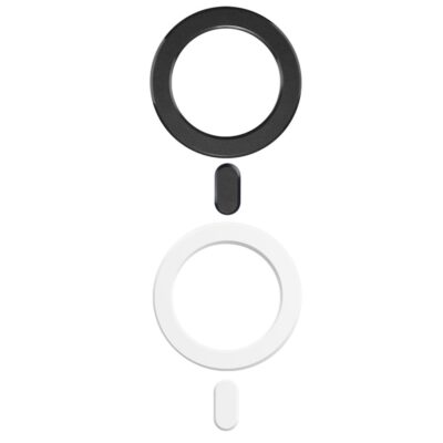 Balta-juoda magnetinė plokštė TECH-PROTECT MMP-100 su dviem apskritimais ir dviem stačiakampiais