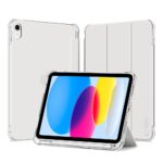 Sidabrinis dėklas Apple Ipad 10.9 10 2022 Tech Protect SC Pen Hybrid skaidrus ir šviesus