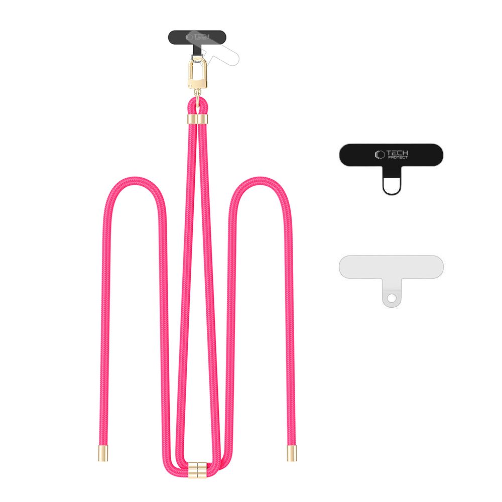 Rožinis-auksinis dirželis TECH-PROTECT C7S ROPE CROSSBODY STRAP Rožinis-auksinis dirželis TECH-PROTECT C7S ROPE CROSSBODY STRAP su metaliniais auksinės spalvos elementais