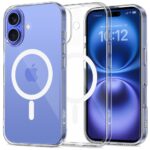 Skaidrus dėklas Apple iPhone 16 Tech-Protect FlexAir Magsafe su magnetiniu žiedu