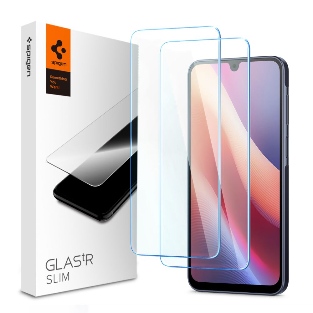 Apsauginis ekrano stikliukas Samsung Galaxy A16 4G 5G Spigen Glas Tr Slim 2-Pack Apsauginis ekrano stikliukas Samsung Galaxy A16 4G 5G Spigen Glas Tr Slim 2-Pack su pakuote ir stikliukais