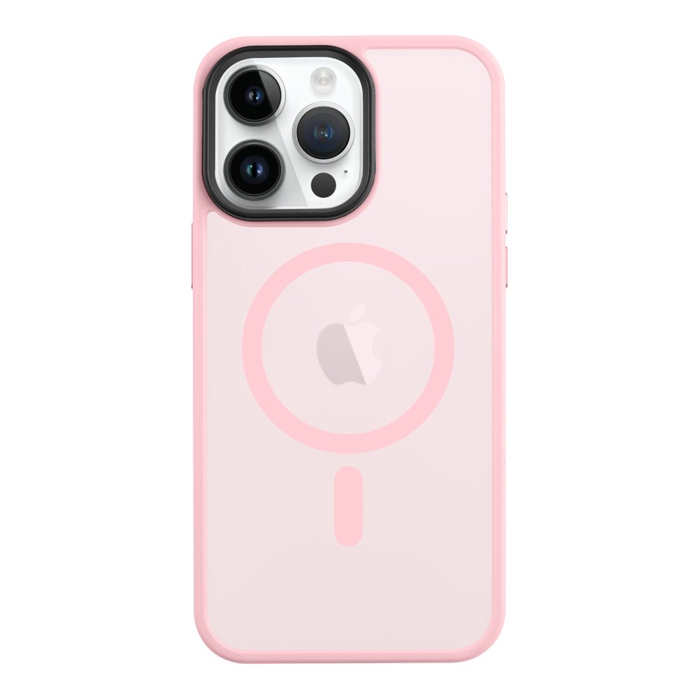 Rožinis dėklas Apple Iphone 14 Pro Max Tactical MagForce Hyperstealth Rožinis dėklas Apple Iphone 14 Pro Max Tactical MagForce Hyperstealth su skaidria nugarėle ir magnetiniu žiedu