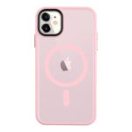 Rožinis dėklas Apple Iphone 11 Tactical MagForce Hyperstealth su permatomu dizainu ir apsauga kameros zonai