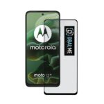 Juodas apsauginis ekrano stikliukas Motorola G35 OBALME 5D Glass Screen Protector