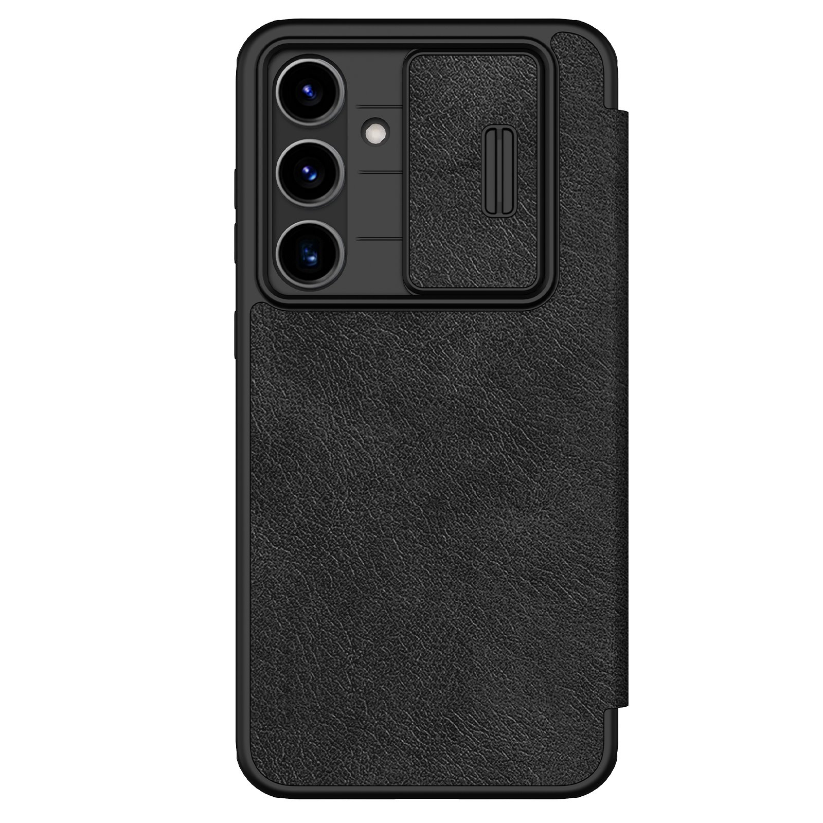 Juodas atverčiamas dėklas Samsung Galaxy S24 FE Nillkin Qin Book Pro Juodas atverčiamas dėklas Samsung Galaxy S24 FE su kameros apsauga