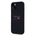 Tamsiai mėlynas dėklas Apple Iphone 13 su Red Bull Silicone Horizontal Logo MagSafe