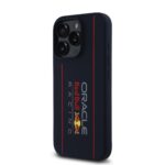 Tamsiai melynas deklas Apple Iphone 16 Pro Max Red Bull silikoninis keliamasis logo