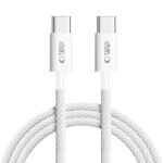 Pilkas kabelis TECH-PROTECT ULTRABOOST LITE TYPE-C CABLE PD60W 3A 200CM su tvirtu pintu dizainu