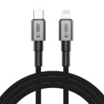 Pilkas kabelis TECH-PROTECT ULTRABOOST DNA LIGHTNING CABLE PD27W su USB-C ir Lightning jungtimis