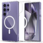 Skaidrus dėklas Samsung Galaxy S25 Ultra Tech-Protect FlexAir Hybrid Magsafe su matomais fotoaparato objektyvais ir priekinio ekrano raiška