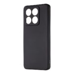 Juodas dėklas Xiaomi 14T OBALME Matte TPU su keturių kamerų išpjovomis
