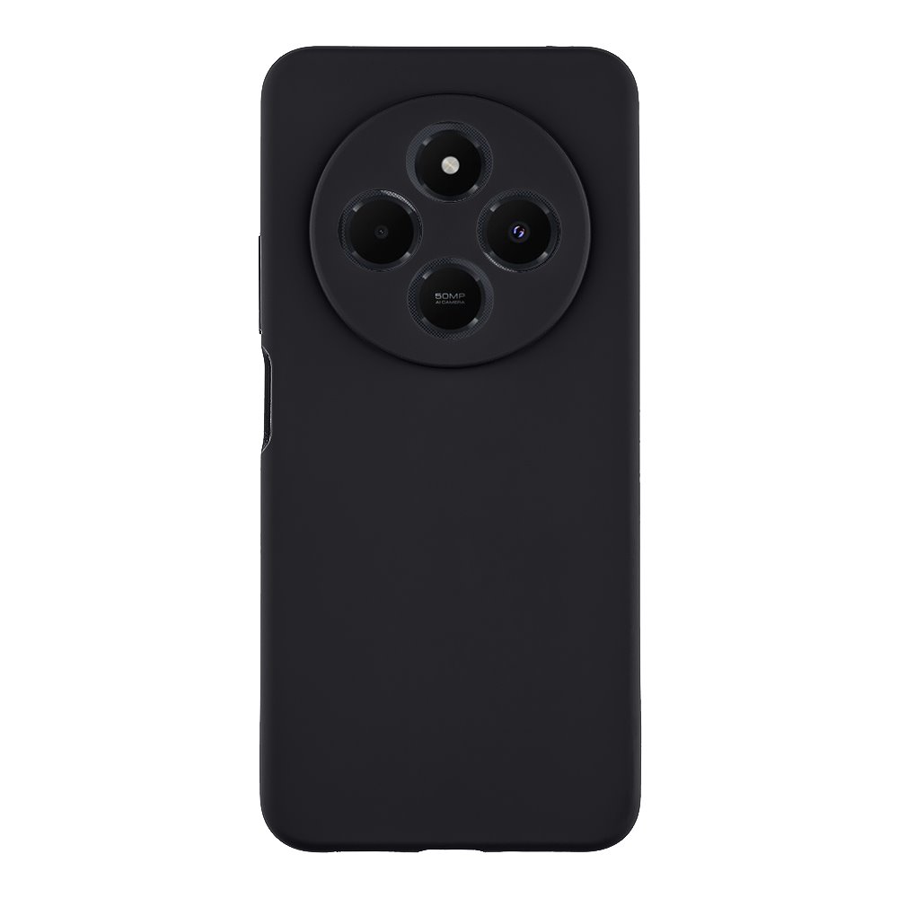 Asphalt dėklas Tactical Velvet Smoothie Xiaomi Redmi 14C Asphalt dėklas Tactical Velvet Smoothie telefonui Xiaomi Redmi 14C juodos spalvos su užapvalintais kampais
