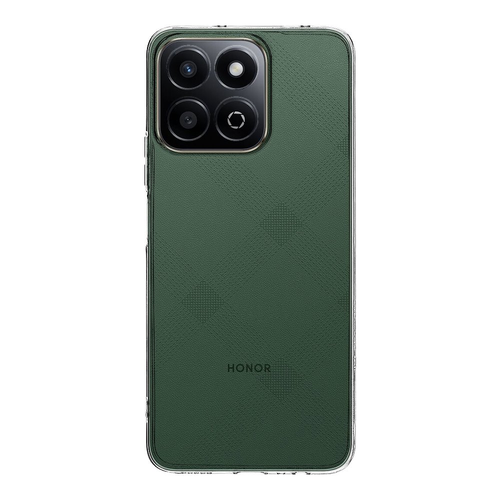 Skaidrus dėklas Tactical TPU telefonui Honor 200 Smart skaidrus deklas tactical tpu telefonui honor 200 smart su zalia odine nugarele