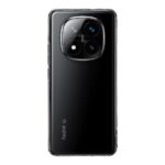 Skaidrus dėklas Tactical TPU telefonui Xiaomi Redmi Note 14 Pro Plus 5G, matomas juodas telefonas dėkle
