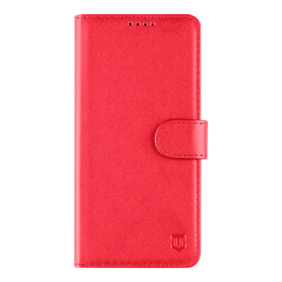 Raudonas atverčiamas dėklas Tactical Field Notes telefonui Xiaomi Redmi Note 14 Pro Plus 5G